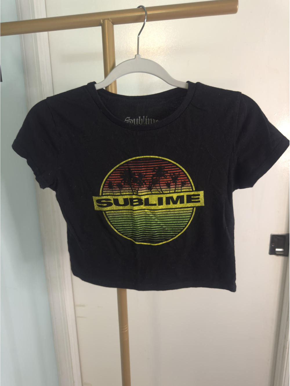 Urban Outfitters Cropped Sublime Band Tee